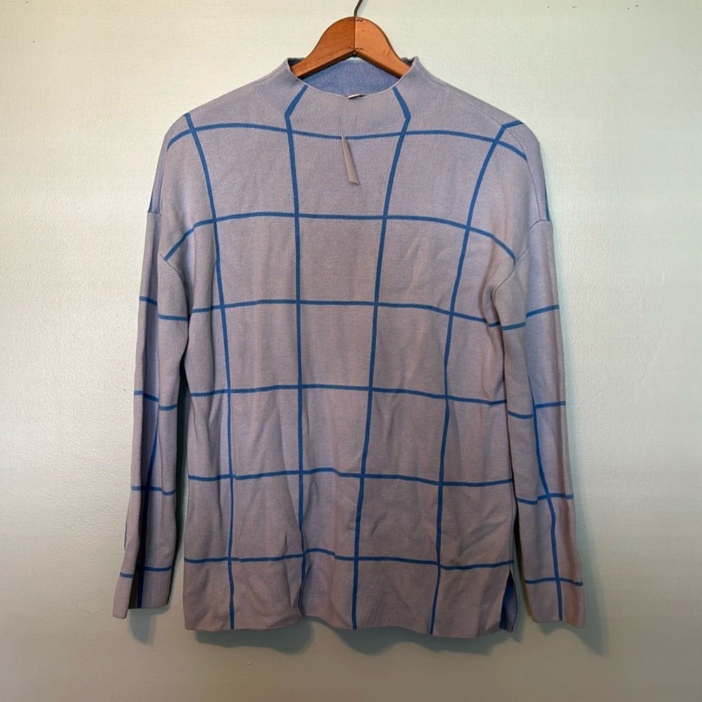 LOFT Mock Neck Tunic Sweater
